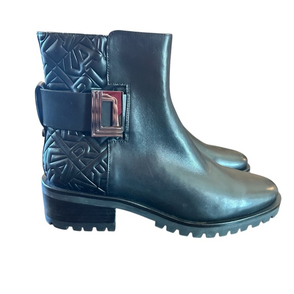Karl Lagerfeld Shoes - Karl Lagerfeld Vara Buckled Booties NEW Size 5.5